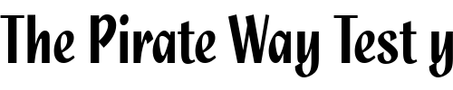 Font : Quixley-Plain Custom Text : The Pirate Way Test your own text here Click to download or to view this font on a tshirt that can be custom printed in Bali