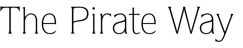 Font : Quorum-Light-BT Custom Text : The Pirate Way Test your own text here Click to download or to view this font on a tshirt that can be custom printed in Bali