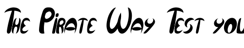 Font : Qurve-Thin-Italic Custom Text : The Pirate Way Test your own text here Click to download or to view this font on a tshirt that can be custom printed in Bali