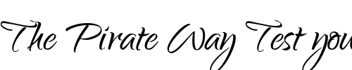 Font : Qwigley Custom Text : The Pirate Way Test your own text here Click to download or to view this font on a tshirt that can be custom printed in Bali