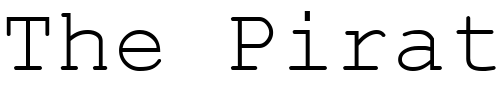 Font : ROL-KOI8-Courier Custom Text : The Pirate Way Test your own text here Click to download or to view this font on a tshirt that can be custom printed in Bali