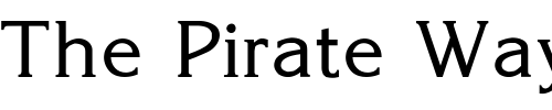 Font : RRLight Custom Text : The Pirate Way Test your own text here Click to download or to view this font on a tshirt that can be custom printed in Bali
