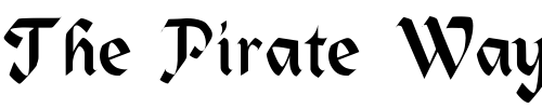 Font : RSHeidleberg Custom Text : The Pirate Way Test your own text here Click to download or to view this font on a tshirt that can be custom printed in Bali