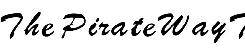 Font : RSStyle Custom Text : The Pirate Way Test your own text here Click to download or to view this font on a tshirt that can be custom printed in Bali