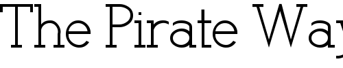 Font : RSStymie Custom Text : The Pirate Way Test your own text here Click to download or to view this font on a tshirt that can be custom printed in Bali