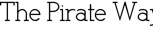 Font : RSStymie-Medium Custom Text : The Pirate Way Test your own text here Click to download or to view this font on a tshirt that can be custom printed in Bali