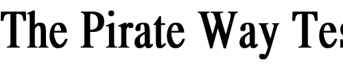 Font : RSTempus-Cn-Bold Custom Text : The Pirate Way Test your own text here Click to download or to view this font on a tshirt that can be custom printed in Bali
