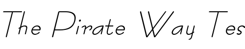 Font : Racetrac-Italic Custom Text : The Pirate Way Test your own text here Click to download or to view this font on a tshirt that can be custom printed in Bali
