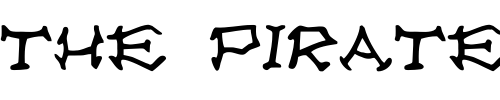 Font : Rad-Zad Custom Text : The Pirate Way Test your own text here Click to download or to view this font on a tshirt that can be custom printed in Bali