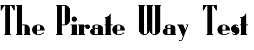 Font : RadioRanch Custom Text : The Pirate Way Test your own text here Click to download or to view this font on a tshirt that can be custom printed in Bali