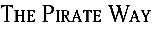 Font : Ragnar-SC Custom Text : The Pirate Way Test your own text here Click to download or to view this font on a tshirt that can be custom printed in Bali