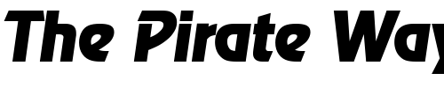 Font : Ragtime-Serial-ExtraBold-RegularItalic Custom Text : The Pirate Way Test your own text here Click to download or to view this font on a tshirt that can be custom printed in Bali