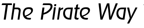 Font : Ragtime-Serial-Light-RegularItalic Custom Text : The Pirate Way Test your own text here Click to download or to view this font on a tshirt that can be custom printed in Bali