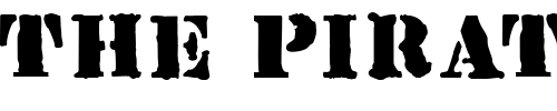 Font : Rainmaker Custom Text : The Pirate Way Test your own text here Click to download or to view this font on a tshirt that can be custom printed in Bali