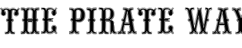 Font : Rajah-Outline Custom Text : The Pirate Way Test your own text here Click to download or to view this font on a tshirt that can be custom printed in Bali
