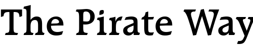 Font : Raleigh-DmBd-BT-Demi-Bold Custom Text : The Pirate Way Test your own text here Click to download or to view this font on a tshirt that can be custom printed in Bali