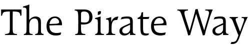 Font : Raleigh-Light-BT Custom Text : The Pirate Way Test your own text here Click to download or to view this font on a tshirt that can be custom printed in Bali