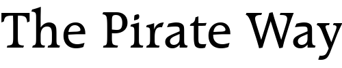 Font : Raleigh-Medium-BT Custom Text : The Pirate Way Test your own text here Click to download or to view this font on a tshirt that can be custom printed in Bali