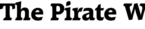 Font : Raleigh-Serial-ExtraBold-Regular Custom Text : The Pirate Way Test your own text here Click to download or to view this font on a tshirt that can be custom printed in Bali