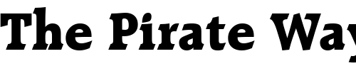 Font : Raleigh-XBd-BT-Extra-Bold Custom Text : The Pirate Way Test your own text here Click to download or to view this font on a tshirt that can be custom printed in Bali