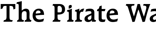 Font : RaleighTwoDemi-Regular Custom Text : The Pirate Way Test your own text here Click to download or to view this font on a tshirt that can be custom printed in Bali