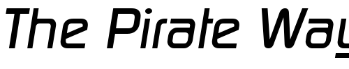 Font : RandyBecker-Bold-Italic Custom Text : The Pirate Way Test your own text here Click to download or to view this font on a tshirt that can be custom printed in Bali