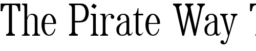 Font : RataczakCond-Plain Custom Text : The Pirate Way Test your own text here Click to download or to view this font on a tshirt that can be custom printed in Bali