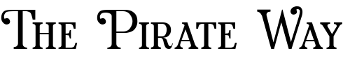 Font : RataczakSwash-Regular Custom Text : The Pirate Way Test your own text here Click to download or to view this font on a tshirt that can be custom printed in Bali
