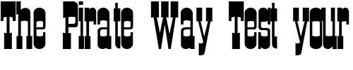 Font : Real-Man-Regular-ttnorm Custom Text : The Pirate Way Test your own text here Click to download or to view this font on a tshirt that can be custom printed in Bali