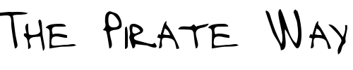 Font : ReardonsHand-Regular Custom Text : The Pirate Way Test your own text here Click to download or to view this font on a tshirt that can be custom printed in Bali