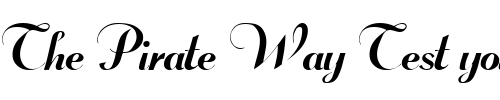 Font : RechtmanSolid-Regular Custom Text : The Pirate Way Test your own text here Click to download or to view this font on a tshirt that can be custom printed in Bali