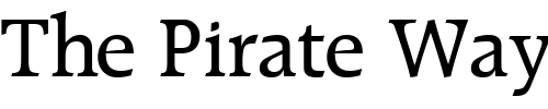 Font : RecognitaBookSSK-Regular Custom Text : The Pirate Way Test your own text here Click to download or to view this font on a tshirt that can be custom printed in Bali
