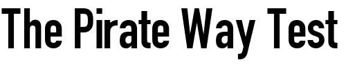 Font : ReductoCondSSK-Regular Custom Text : The Pirate Way Test your own text here Click to download or to view this font on a tshirt that can be custom printed in Bali