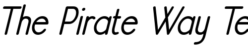 Font : Register-Sans-BTN-Cn-BoldOblique Custom Text : The Pirate Way Test your own text here Click to download or to view this font on a tshirt that can be custom printed in Bali