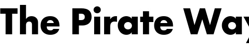 Font : RennerBoldArchiType Custom Text : The Pirate Way Test your own text here Click to download or to view this font on a tshirt that can be custom printed in Bali