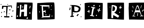 Font : RetroCapsBW Custom Text : The Pirate Way Test your own text here Click to download or to view this font on a tshirt that can be custom printed in Bali