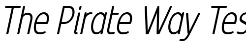 Font : Revalo-ModernLight-Italic Custom Text : The Pirate Way Test your own text here Click to download or to view this font on a tshirt that can be custom printed in Bali