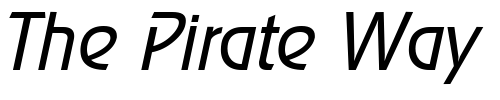 Font : RevelLight-Italic Custom Text : The Pirate Way Test your own text here Click to download or to view this font on a tshirt that can be custom printed in Bali