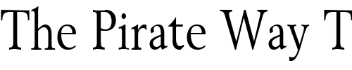 Font : Revive-8-Condensed-Normal Custom Text : The Pirate Way Test your own text here Click to download or to view this font on a tshirt that can be custom printed in Bali