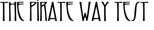 Font : ReynoldCaps-Cn-Bold Custom Text : The Pirate Way Test your own text here Click to download or to view this font on a tshirt that can be custom printed in Bali