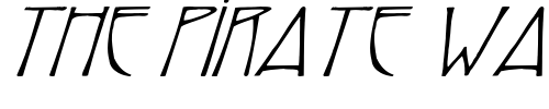 Font : ReynoldCaps-Wd-Italic Custom Text : The Pirate Way Test your own text here Click to download or to view this font on a tshirt that can be custom printed in Bali