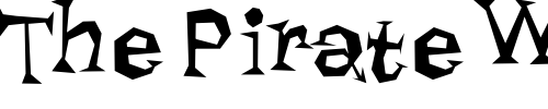 Font : Rhoda-Dendron Custom Text : The Pirate Way Test your own text here Click to download or to view this font on a tshirt that can be custom printed in Bali