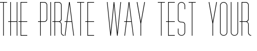 Font : RhyOlver Custom Text : The Pirate Way Test your own text here Click to download or to view this font on a tshirt that can be custom printed in Bali
