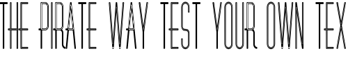 Font : RhyOlverHC Custom Text : The Pirate Way Test your own text here Click to download or to view this font on a tshirt that can be custom printed in Bali