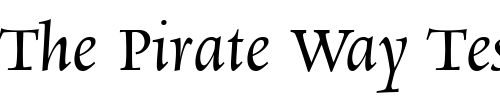 Font : RialtoDF-PiccoloItalic Custom Text : The Pirate Way Test your own text here Click to download or to view this font on a tshirt that can be custom printed in Bali