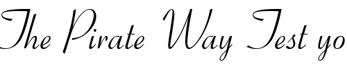 Font : Ribbon131-BT Custom Text : The Pirate Way Test your own text here Click to download or to view this font on a tshirt that can be custom printed in Bali