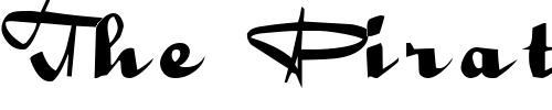 Font : RibbonsExtended Custom Text : The Pirate Way Test your own text here Click to download or to view this font on a tshirt that can be custom printed in Bali