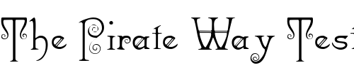 Font : RiccioDisplayScriptSSK Custom Text : The Pirate Way Test your own text here Click to download or to view this font on a tshirt that can be custom printed in Bali