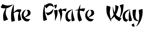 Font : Rickshaw Custom Text : The Pirate Way Test your own text here Click to download or to view this font on a tshirt that can be custom printed in Bali