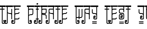 Font : RickshawDeco Custom Text : The Pirate Way Test your own text here Click to download or to view this font on a tshirt that can be custom printed in Bali
